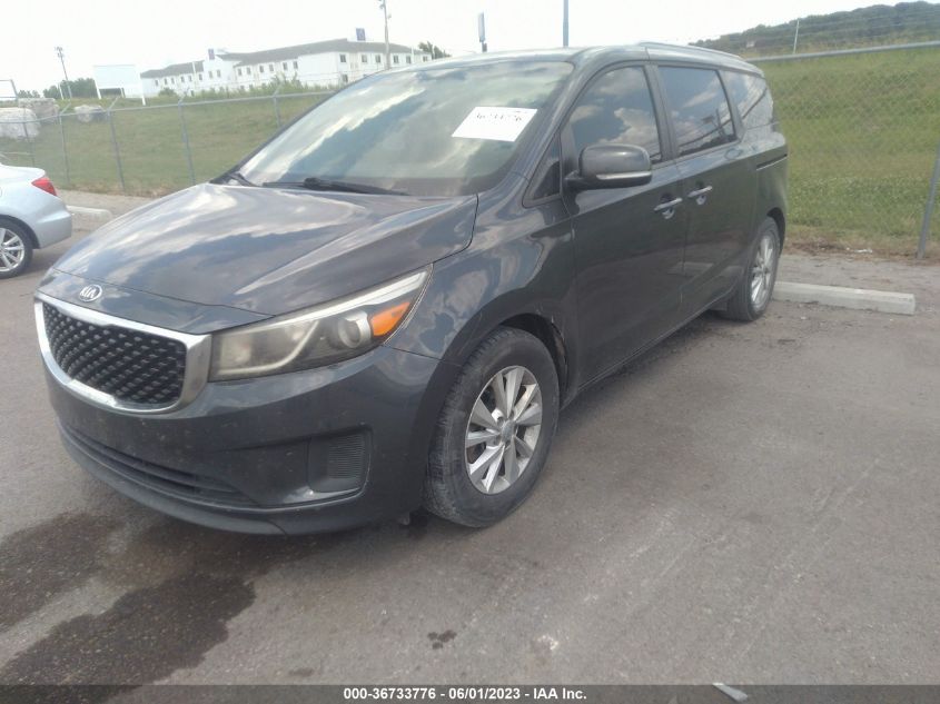 2016 KIA SEDONA LX - KNDMB5C10G6148329