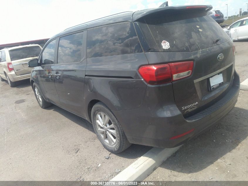 2016 KIA SEDONA LX - KNDMB5C10G6148329