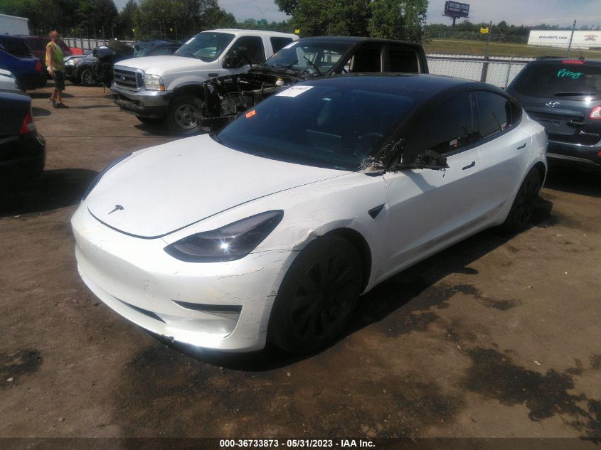 2021 TESLA MODEL 3 LONG RANGE - 5YJ3E1EB5MF902052