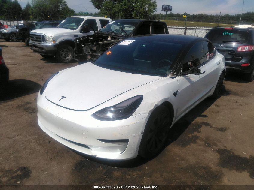 2021 TESLA MODEL 3 LONG RANGE - 5YJ3E1EB5MF902052