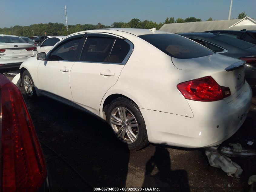 2013 INFINITI G37 SEDAN X JN1CV6AR7DM767117