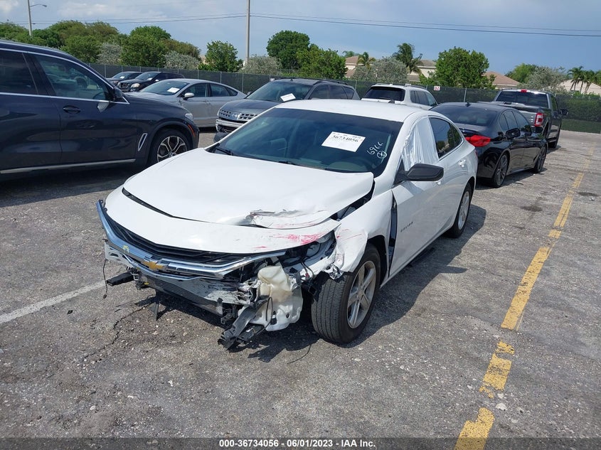 VIN 1G1ZB5ST1KF226966 2019 CHEVROLET MALIBU LS
