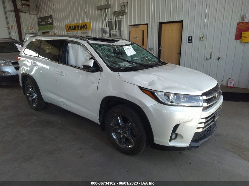 2019 TOYOTA HIGHLANDER LIMITED - 5TDDZRFHXKS723962