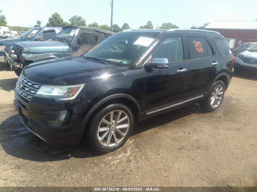 2016 FORD EXPLORER LIMITED - 1FM5K8F85GGA45203