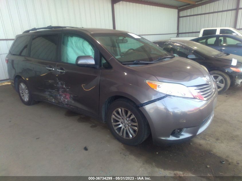 2015 TOYOTA SIENNA XLE/XLE AAS/LTD - 5TDYK3DC0FS610277