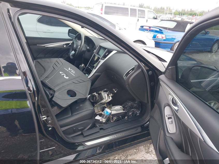 VIN JN1EV7BP1MM707541 2021 INFINITI Q50 3.0T LUXE