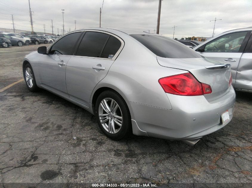 2013 INFINITI G37 SEDAN JOURNEY - JN1CV6AP8DM726638