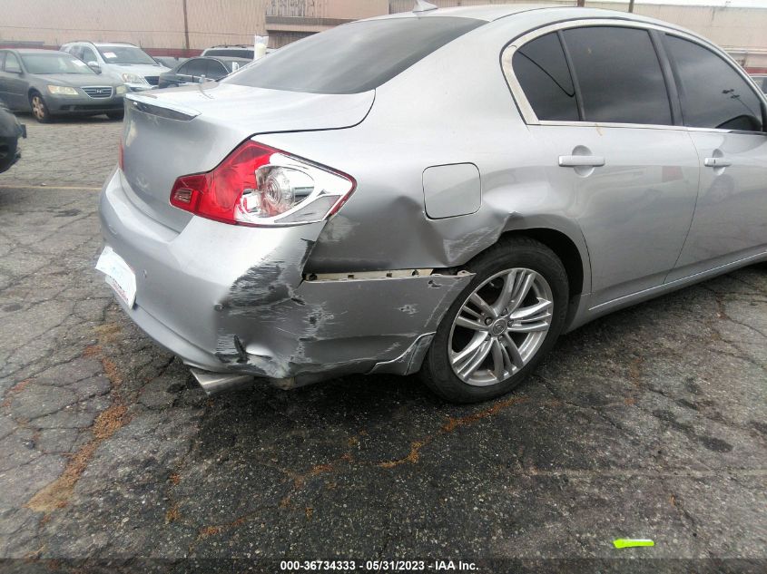 2013 INFINITI G37 SEDAN JOURNEY - JN1CV6AP8DM726638