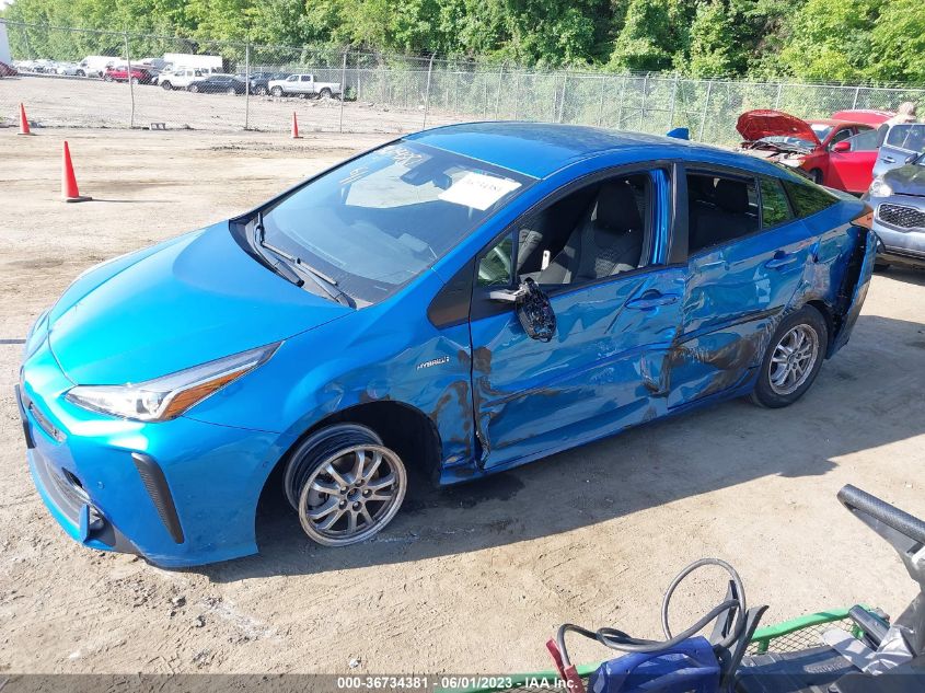 2021 TOYOTA PRIUS L - JTDKAMFU4M3133193