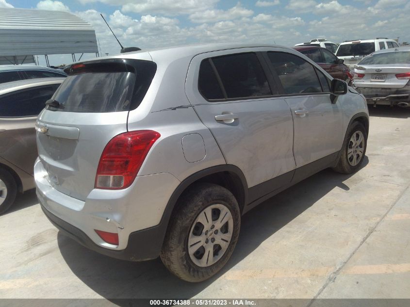 2017 CHEVROLET TRAX LS - 3GNCJKSB3HL189429