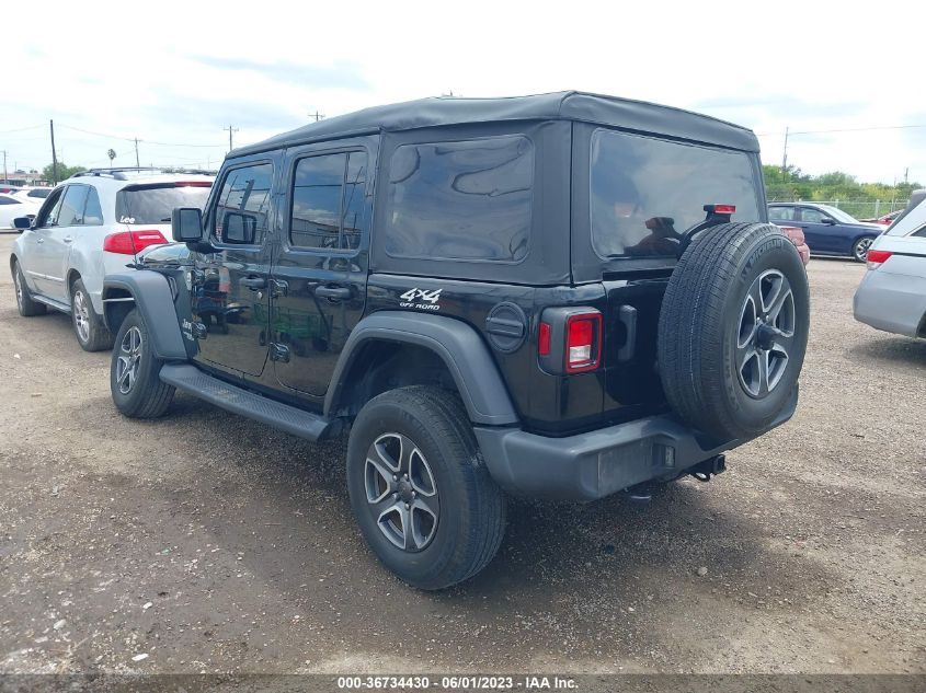 2020 JEEP WRANGLER UNLIMITED SPORT S - 1C4HJXDM7LW334081