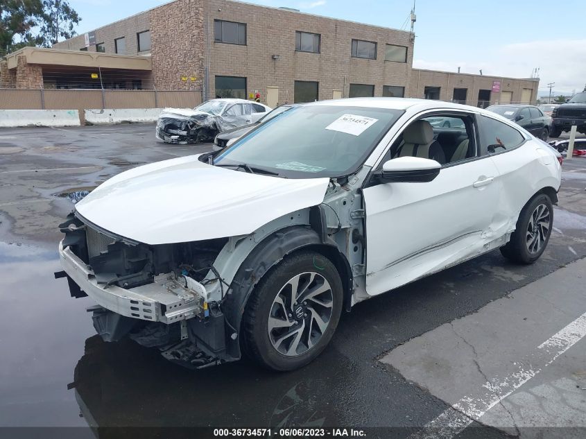 2018 HONDA CIVIC COUPE LX - 2HGFC4B57JH303177