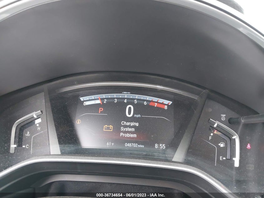 VIN 5J6RW1H57KA047870 2019 HONDA CR-V EX