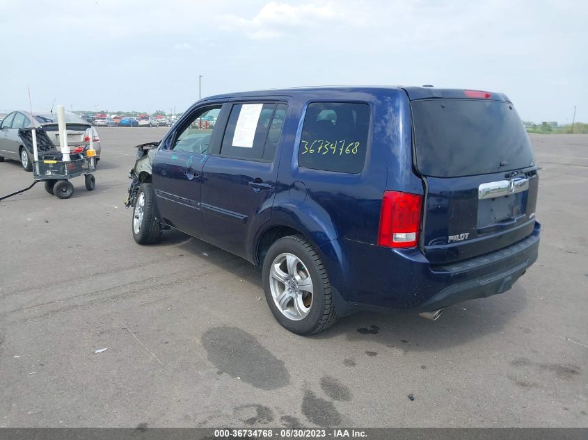 2013 HONDA PILOT EX-L - 5FNYF4H55DB018106
