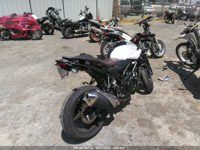 VIN JS1VP55B4K7100485 2019 SUZUKI SV650 A/X