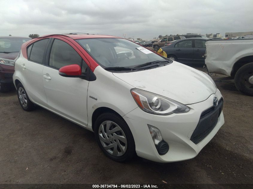 2015 TOYOTA PRIUS C ONE/TWO/THREE/FOUR - JTDKDTB3XF1110823