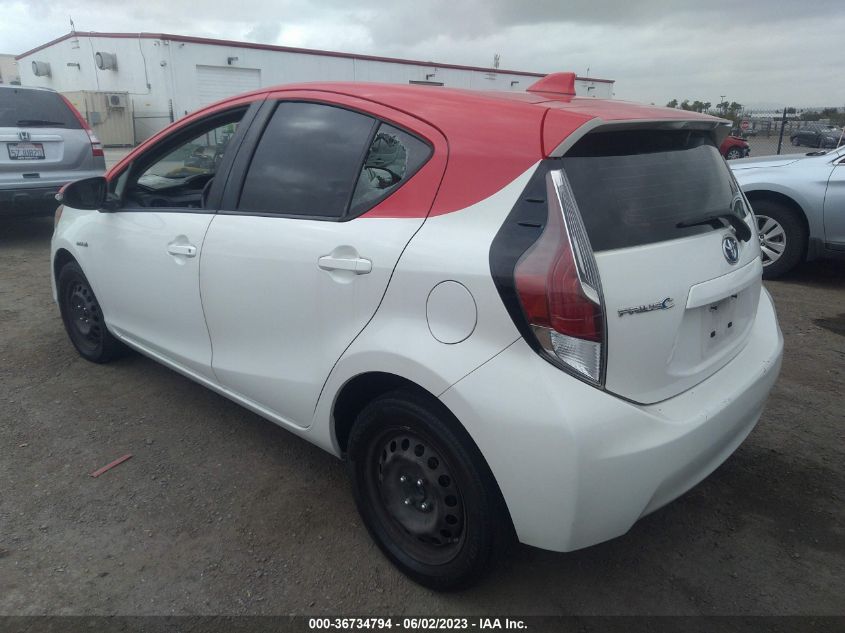 2015 TOYOTA PRIUS C ONE/TWO/THREE/FOUR - JTDKDTB3XF1110823