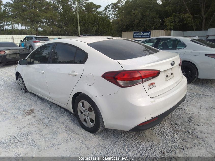 2017 KIA FORTE LX - 3KPFK4A74HE021380