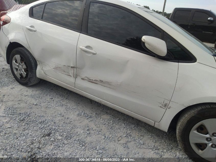 2017 KIA FORTE LX - 3KPFK4A74HE021380