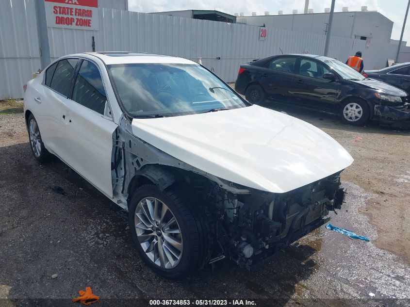 2019 INFINITI Q50 3.0T LUXE - JN1EV7AP4KM515934