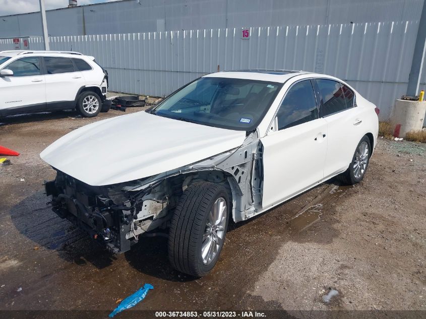 2019 INFINITI Q50 3.0T LUXE - JN1EV7AP4KM515934