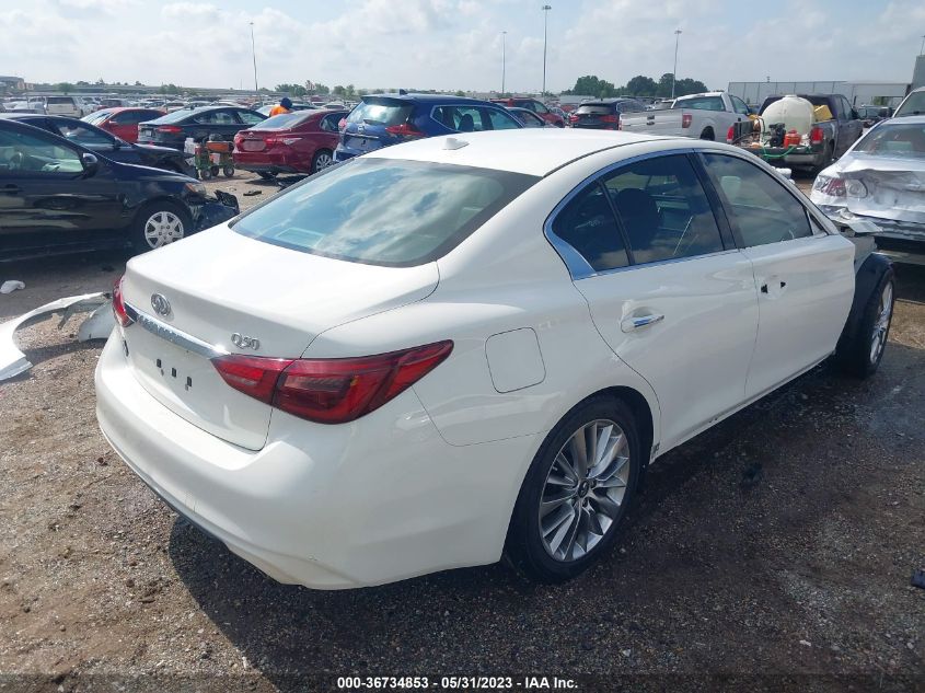 2019 INFINITI Q50 3.0T LUXE - JN1EV7AP4KM515934