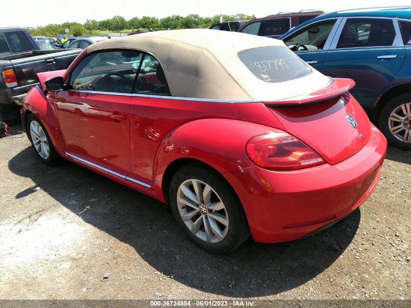 2013 VOLKSWAGEN BEETLE CONVERTIBLE 2.0L TDI 3VW5L7AT2DM817744