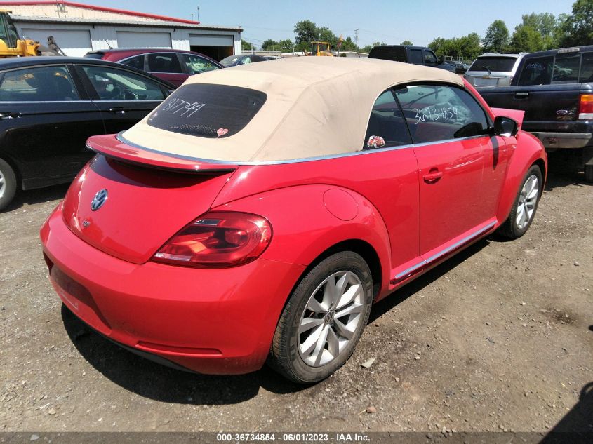 2013 VOLKSWAGEN BEETLE CONVERTIBLE 2.0L TDI 3VW5L7AT2DM817744