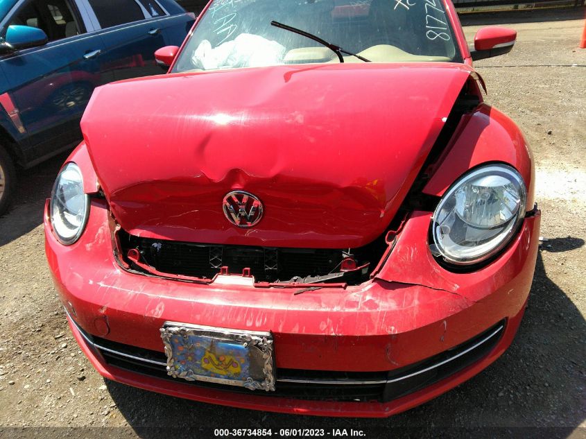 2013 VOLKSWAGEN BEETLE CONVERTIBLE 2.0L TDI 3VW5L7AT2DM817744