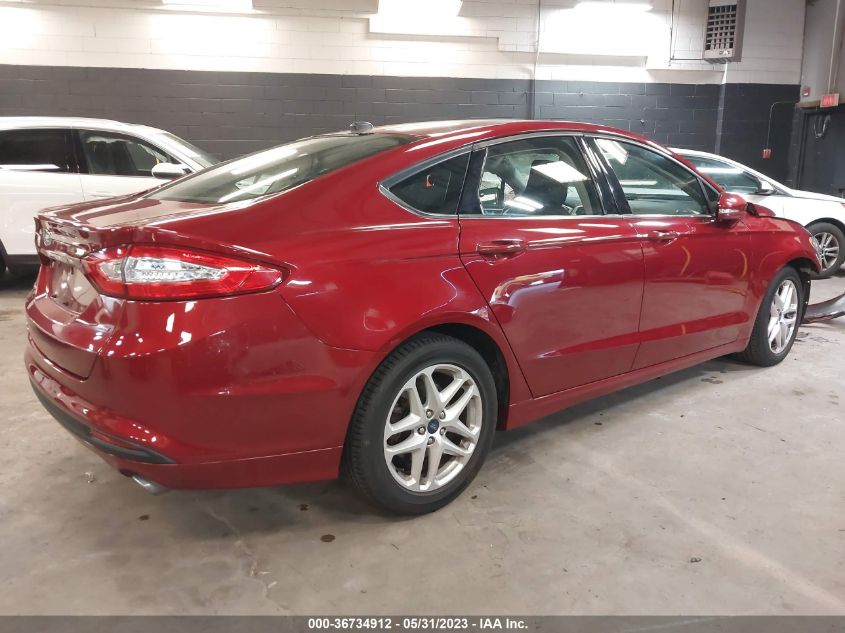 2016 FORD FUSION SE - 1FA6P0H73G5101981
