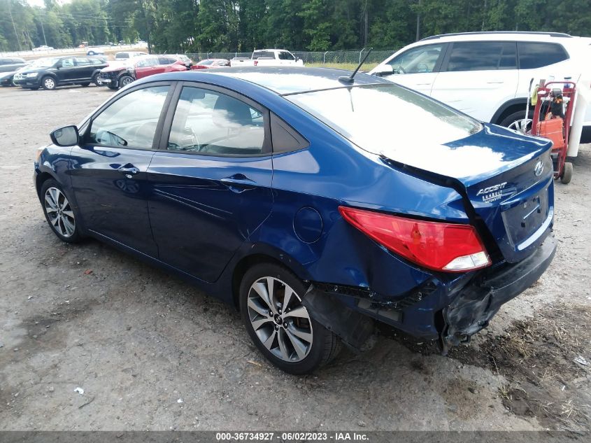 2016 HYUNDAI ACCENT SE - KMHCU4AE5GU160487