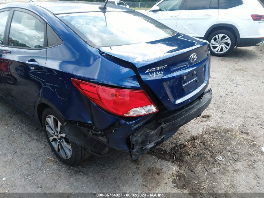 2016 HYUNDAI ACCENT SE - KMHCU4AE5GU160487