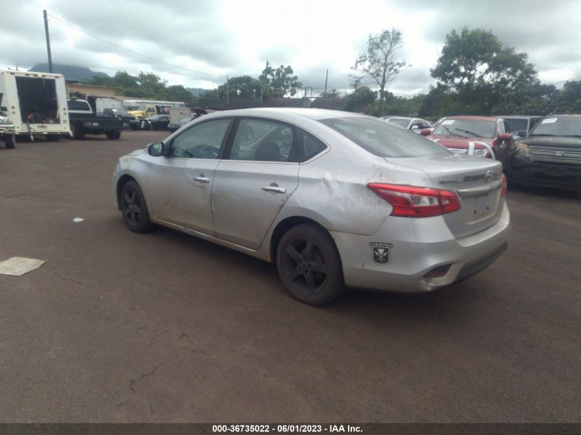 2016 NISSAN SENTRA SR/SL/S/SV/FE+ S - 3N1AB7AP0GY292299