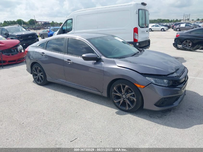 2020 HONDA CIVIC SEDAN SPORT - 19XFC2F84LE011931