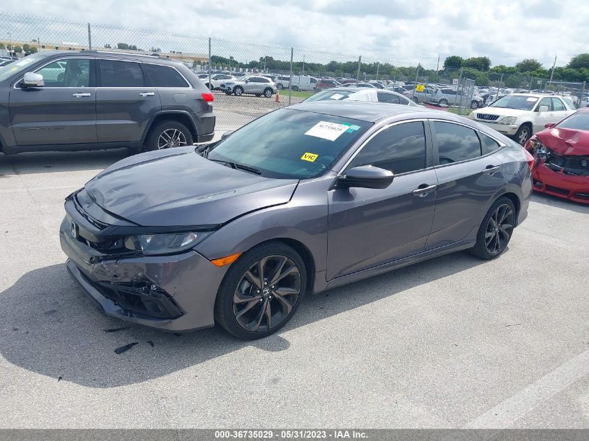 2020 HONDA CIVIC SEDAN SPORT - 19XFC2F84LE011931