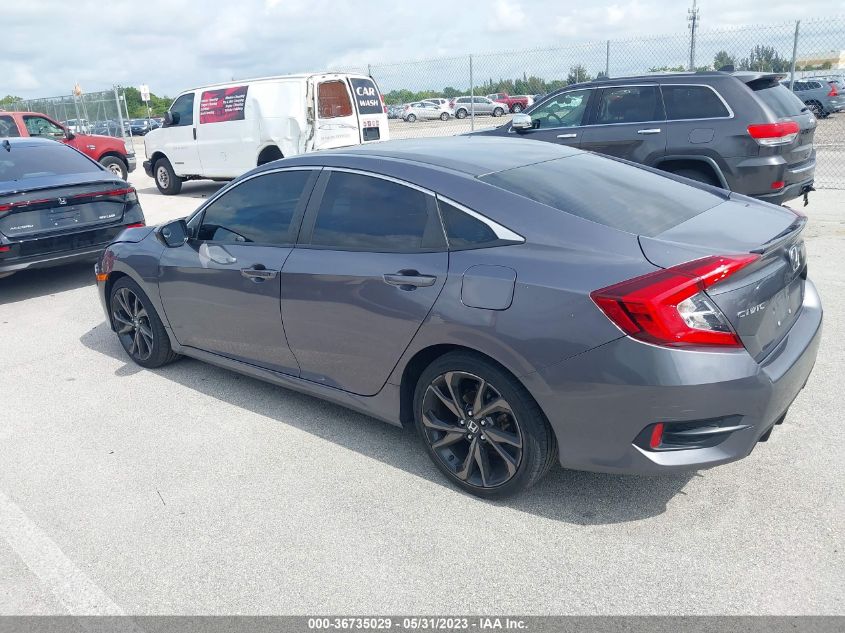 2020 HONDA CIVIC SEDAN SPORT - 19XFC2F84LE011931