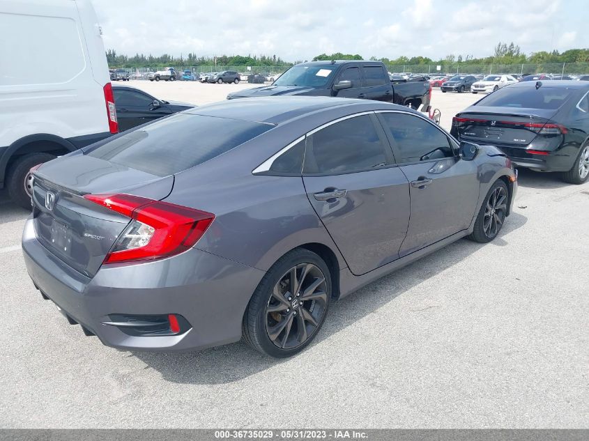 2020 HONDA CIVIC SEDAN SPORT - 19XFC2F84LE011931