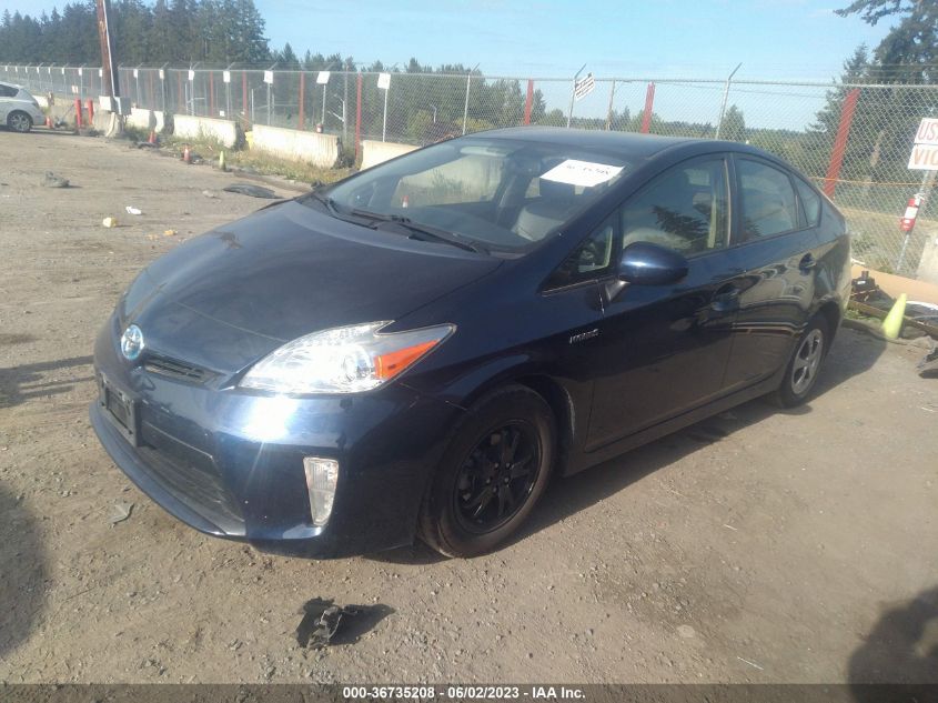 2013 TOYOTA PRIUS ONE/TWO/THREE/FOUR/FIVE - JTDKN3DU4D0337060