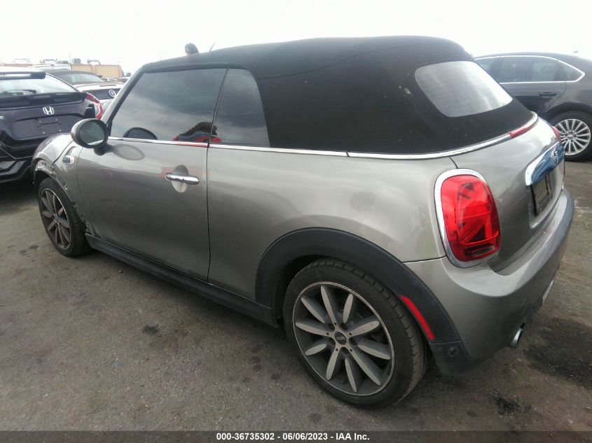 2019 MINI CONVERTIBLE COOPER WMWWG5C5XK3H08090