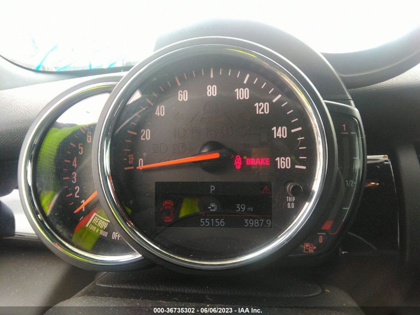 2019 MINI CONVERTIBLE COOPER WMWWG5C5XK3H08090