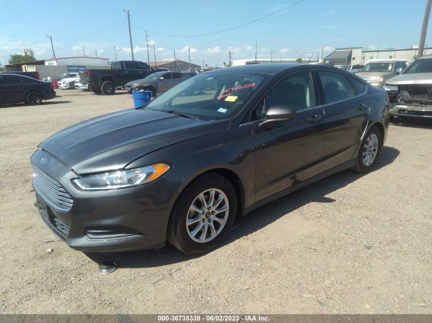 2016 FORD FUSION S - 1FA6P0G76G5122258