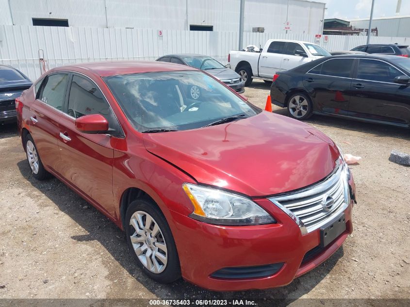 2015 NISSAN SENTRA SR/SL/S/SV/FE+ S - 3N1AB7AP2FY258668