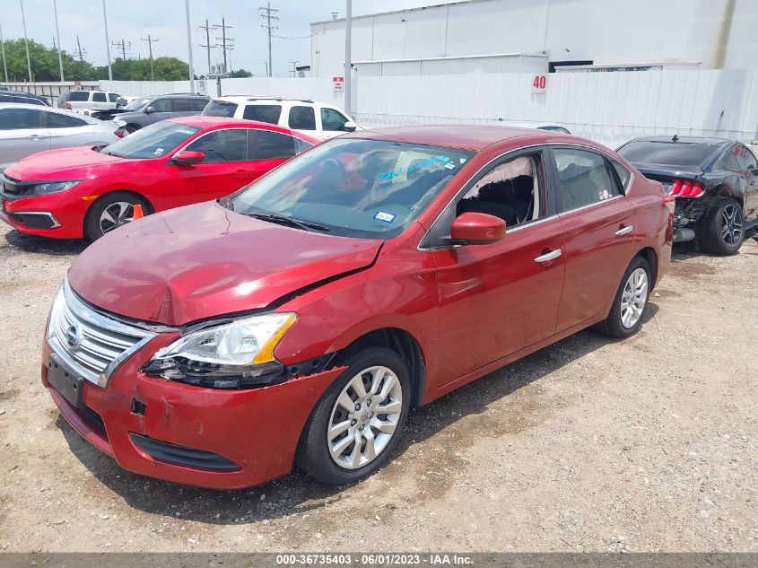 2015 NISSAN SENTRA SR/SL/S/SV/FE+ S - 3N1AB7AP2FY258668