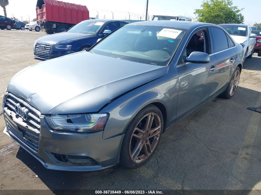 2013 AUDI A4 PREMIUM - WAUAFAFL0DN024587