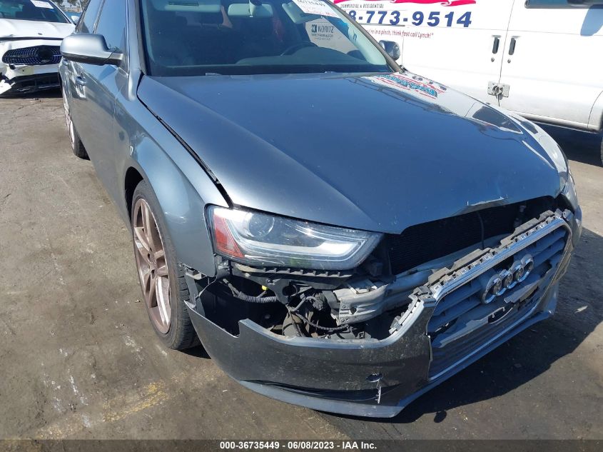 2013 AUDI A4 PREMIUM - WAUAFAFL0DN024587