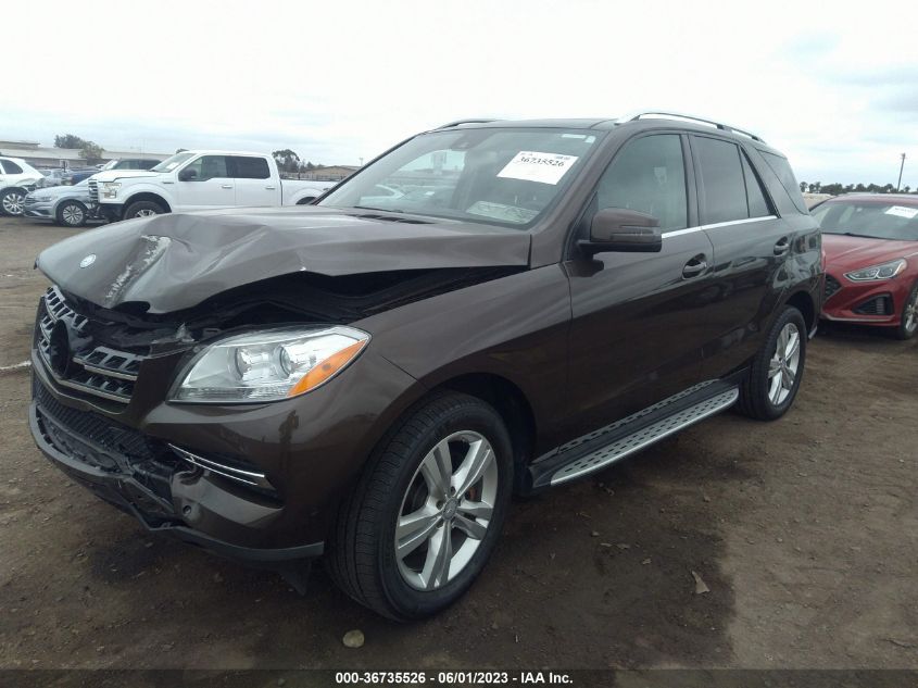 2013 MERCEDES-BENZ M-CLASS ML 350 BLUETEC - 4JGDA2EBXDA209617