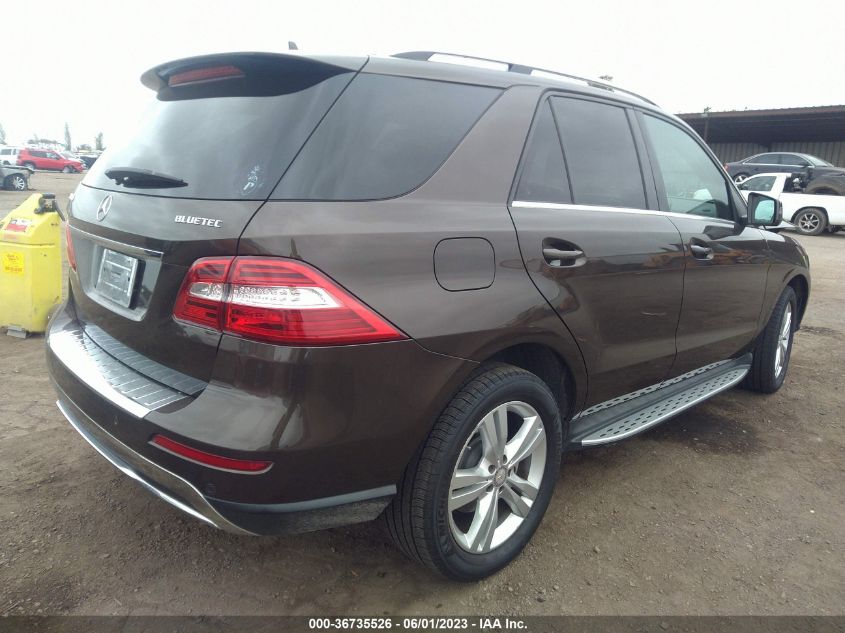 2013 MERCEDES-BENZ M-CLASS ML 350 BLUETEC - 4JGDA2EBXDA209617