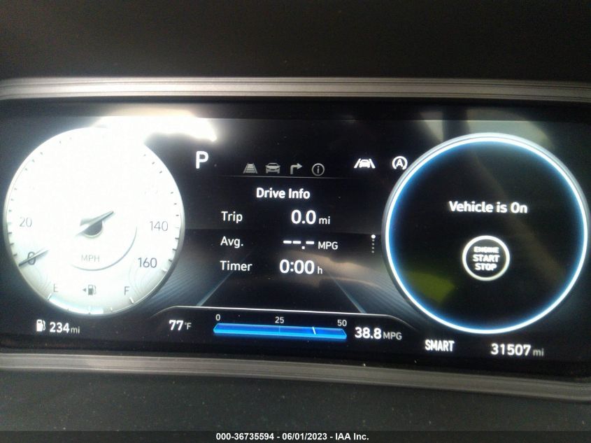 2022 HYUNDAI KONA LIMITED - KM8K53A33NU837325
