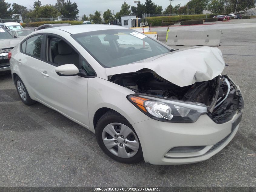 2015 KIA FORTE LX - KNAFK4A6XF5337170