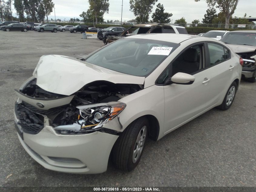2015 KIA FORTE LX - KNAFK4A6XF5337170